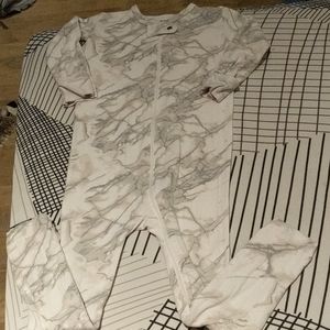 Baby Breez LUXIE Carrara Marble Onesie Pajama